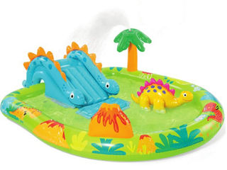 Centru de joacă pentru copii Dino (201x201x36 cm) (2 bucăți într-o cutie) foto 3