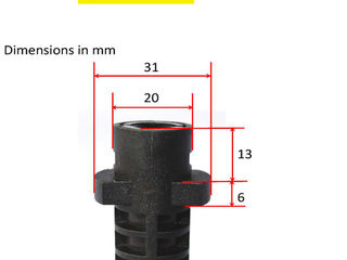 Karcher насадка  грязевая фреза, распылитель насадки для минимоек k2  k3  k4 k5  k6  k7 duza karcher foto 3