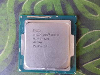 Intel Core i3 4130 s 1150 - 49 лей рабочий foto 1