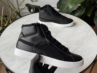 Puma Mid Corduroy All Black