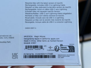 Apple Magic Mouse 2 White / Albe Noi! foto 5