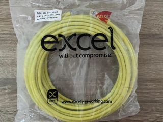 Excel Patchcord UTP CAT.6-LSZN-Yellow, 10 m foto 2