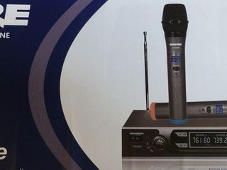 Baza cu 2 microfoane ,, Shure''  la pret de 90 euro !!! foto 6