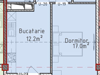 Apartament cu 2 camere, 45 m², Durlești, Chișinău foto 3