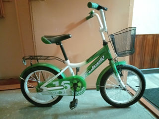 Bicicleta pentru copii culoare verde (3-7 ani) foto 1