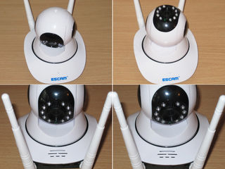 WiFi - камера Escam HD и Full HD подвижная, ночного виденья, видеоняня, регистратор microSD foto 7