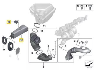 Корпус фильтра, трубопровод Bmw F20 F30 F31 F32 F36 foto 10