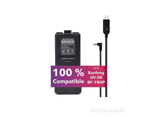 Li-ion battery аккумулятор LONG BL5L для Baofeng UV-5R pentru Radio statie foto 6