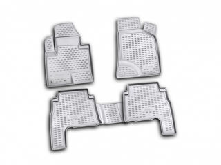 Hyundai Santa Fe, 2010-2012. Covorase auto din poliuretan pentru interior. foto 1