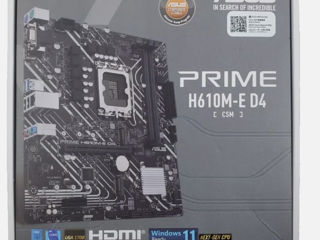 ASUS PRIME H610M-E D4, LGA1700, Intel H610, Micro-ATX ,Garantie foto 3
