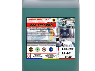 Eco-self pro /12kg 600 l detergent concentrat cu putere de spumare pentru spălătorie auto self se