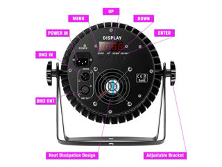 BONAUDIO LED PAR 18*10w rgbw foto 3