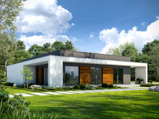 Proiect de casa cu acoperis plat / arhitect / proiectant / proiect de casa / machete arhitecturale
