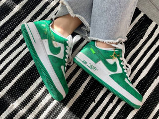 Nike Air Force 1 Low x Louis Vuitton By Virgil Abloh White/Green Women's foto 9