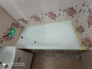 Restaurarea cazilor de baie.Реставрация ванн жидким акрилом. foto 11