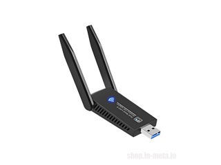 WiFi Адаптер USB 1300Mbps USB 3.0 Двойной 2,4G / 5G Previous  WiFi Адаптер USB 1300Mbps USB 3.0 Двой foto 3