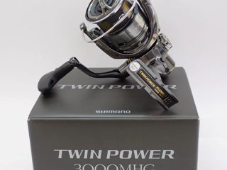 Катушки Shimano 2024 Twin Power 2500S, C3000, 3000MHG, 4000, 4000PG