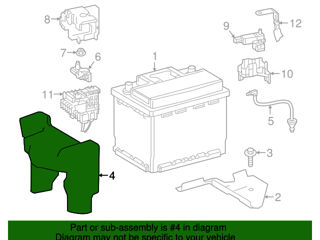 Пенопласт батареи Toyota Camry,Avalon,Lexus es foto 3