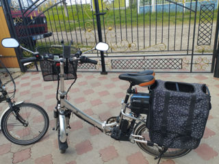 Bicicletă electrică pliabilă + simplă (electrică) фото 4