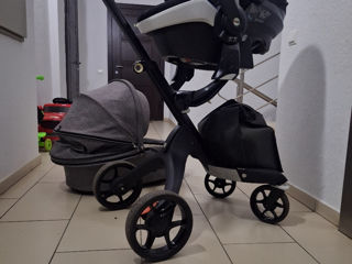 Carucior 3in1 Stokke Xplory v6 și Suportul ISOFIX foto 5