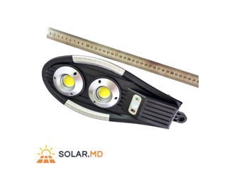 Lampă solară stradală de 35 cm cu senzor de mișcare 2 LED COB foto 2