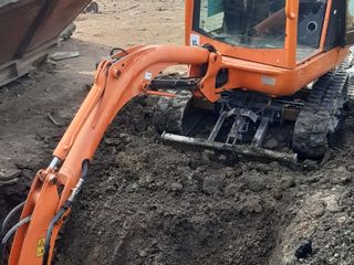 Apa gaz canalizare apeduct gazoduct газ вода водопровод и канализация земляные работы miniexcavator foto 2