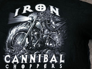 IRON Cannibal  Choppers  black XXL t shirt foto 4