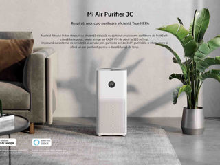 Новый ! Очиститель воздуха Xiaomi Mi Air 3C, фильтр Hepa, Wi-Fi !!! foto 4