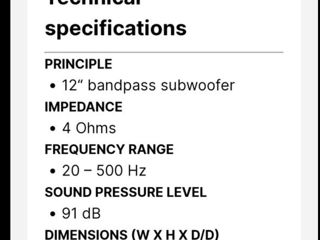 Сабвуфер Subwoofer foto 3