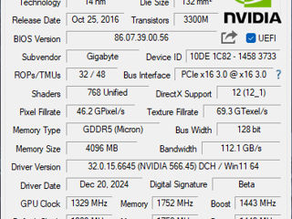 Gigabyte GTX 1050 Ti Windforce OC 4G foto 6