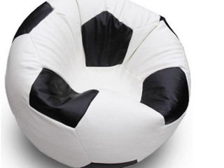 Fotoliu-sac Minge Fotbal Bean-bag "FootBall BIG" Black&White Relaxtime foto 3