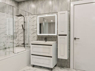 Мебель в ванную МДФ глянец/мат.Фабрика. Mobilier baie MDF lucios/mat (high gloss).De la producator. foto 0