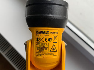 Lanterna Dewalt DCL040 foto 5