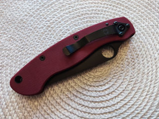 Spyderco military exclusive CPM-4V.  C36GPRD4VBK  Лимитированное издание, выпущено 600 шт foto 5