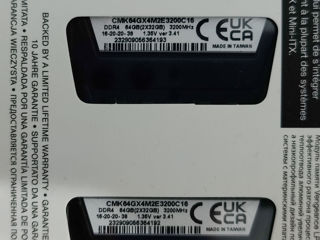 RAM PC DDR4 2x32GB 3200mhz CL16 (64GB 3200mhz) / Corsair Vengeance LPX / Nou Sigilat foto 5