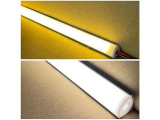 Profil LED de colț din aluminiu Coin16 cu difuzor, deasupra capului 16x16mm, 3 metri Profil din alum