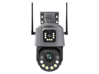 6MP 2in1 x36 Zoom 4G LTE IP Camera Robot Metal Boavision, AI Cruzer, PTZ, GSM slot SIM