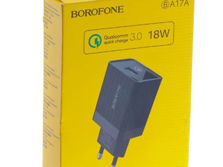 Quick Charge Borofone (B)a17a + Cable Borofone (B)u8 Type-C Lightning Micro-USB foto 2