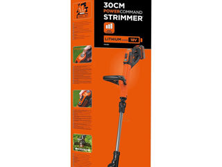 Газонокосилка-триммер Black & Decker акумулятор 4Ah / Trimmer pentru gazon cu accumulator foto 5