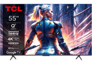 TCL QLED PRO 55T8B , 139cm, Google tv, 4K,100Hz, Model 2024,