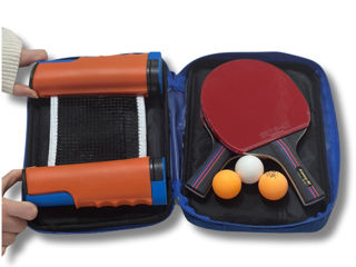 Set tenis de masă (2 palete, 3 mingi de tenis, plasă universală) - Livrare toată Moldova foto 0