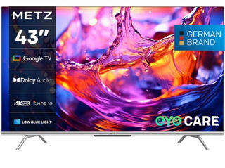 METZ 43MUD7000, German Brand ,109 cm , Google tv, 4K ultra HD, Smart tv,2024