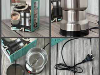 Кофемолка ножевая Grinder SH-661 inox электрическая. Masina electrica de macinat cafea foto 2