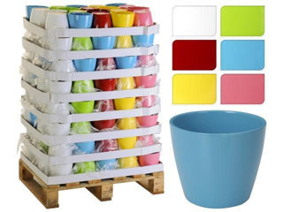 Ghiveci Pentru Flori Din Ceramica H15Cm Multicolor foto 1