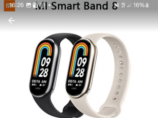 Mi band 8 global 700lei    Mi band 6  550lei.  Mi band  8 active 450 lei. foto 4