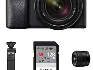 Sony Alpha 6400, nou in cutie, se vinde tot setul din poză