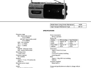 Sony CFM-D1 /Japon/Двойная акустическая система радиокассетный магнитофон foto 10