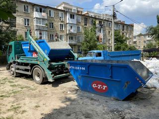 Evacuare gunoi cu container, skip , bena  hamali foto 5