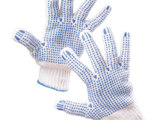 Quail HS-04-006 - Mănuși tricotate cu acoperire cu puncte duble / Quail HS-04-006 - Перчатки трик... foto 1