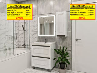 Мебель в ванную МДФ краска-глянец/мат.Фабрика.Mobilier baie MDFvopsea-lucios/mat.De la producator. фото 14